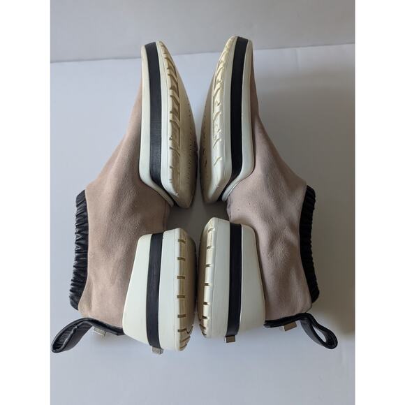 STUART WEITZMAN SW-612 Slip-On‎ Sock Sneaker Stone Tan Women's 8 - Picture 10 of 15